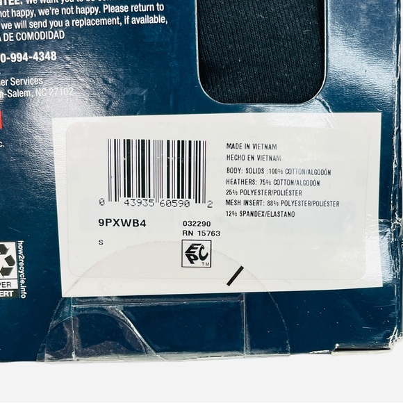 Hanes Men's Premium X-Temp Comfort Boxer Brief 4-Pack Black/Gray Size S - Picture 7 of 8